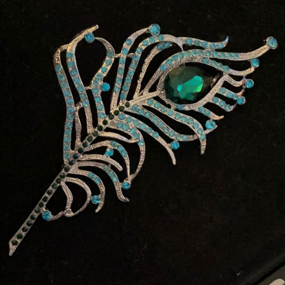 Feather Brooch